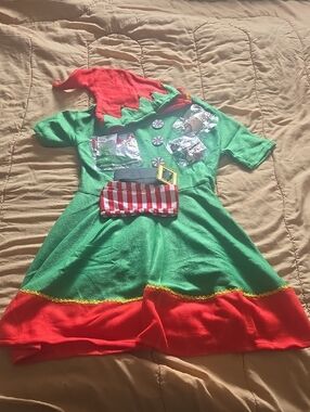 Complete Holiday Elf Costume Set with Accessories